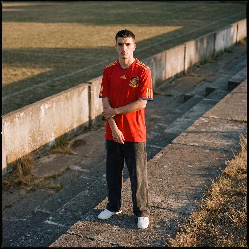 Camiseta retro de la selección española