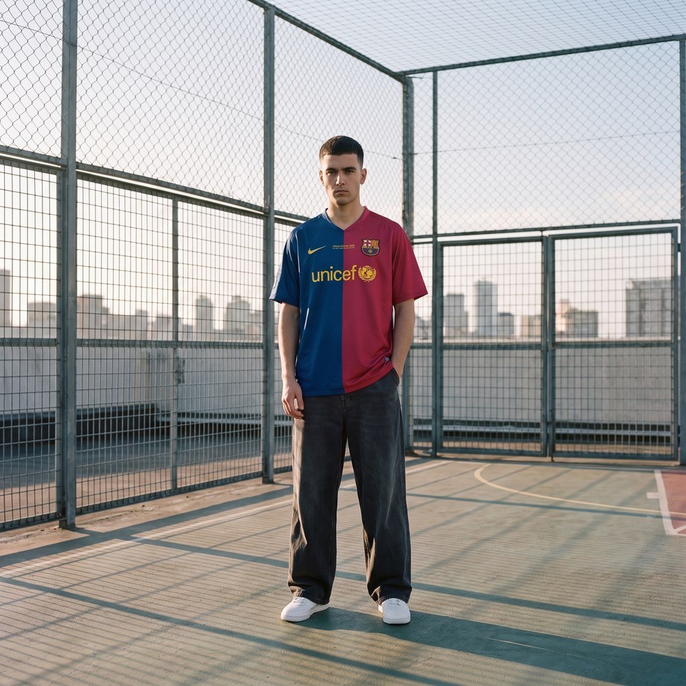 Camiseta retro del FC Barcelona