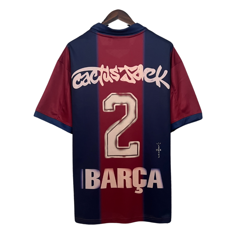 Camiseta Retro FC Barcelona - Edición Especial Travis Scott