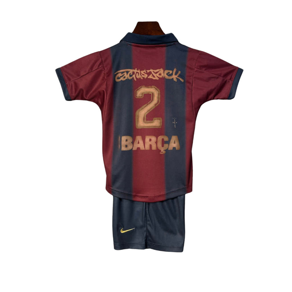 Conjunto Niño FC Barcelona 2025/26 - Edición Especial Travis Scott