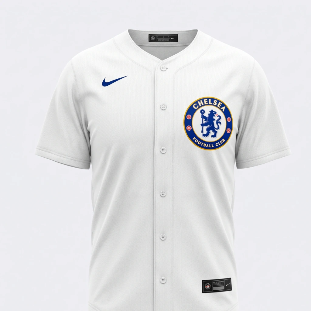 Camiseta Chelsea 2025/26 – Edición Béisbol - frente