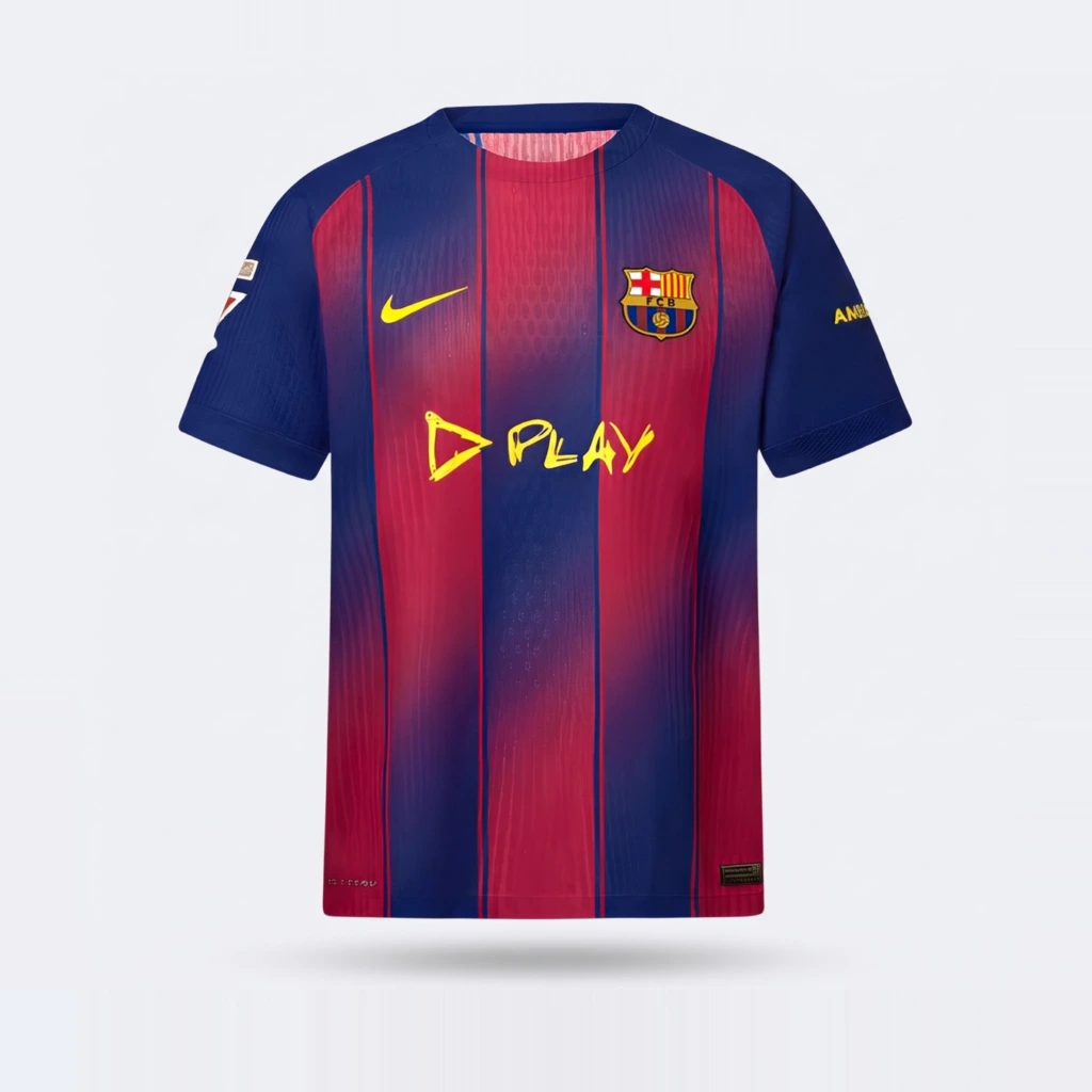 Camiseta FC Barcelona 2025/26 - Edición Especial Ed Sheeran - frente