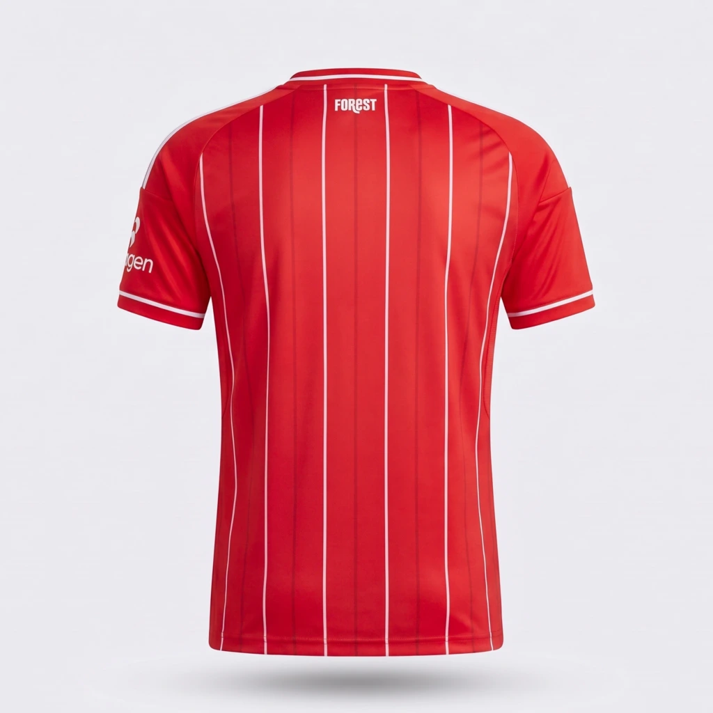Camiseta Nottingham Forest 2025/26 - espalda