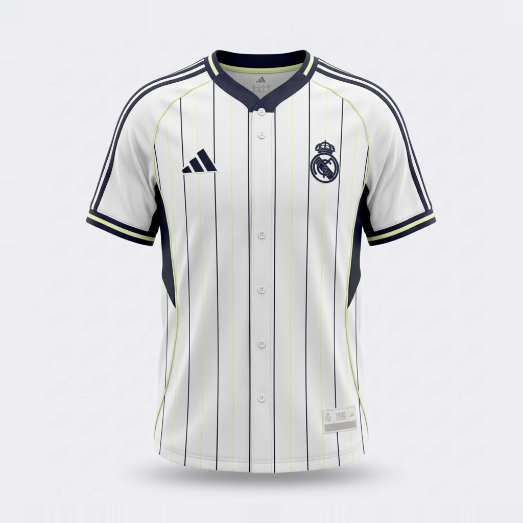 Camiseta Real Madrid 2025/26 - Edición Béisbol - frente