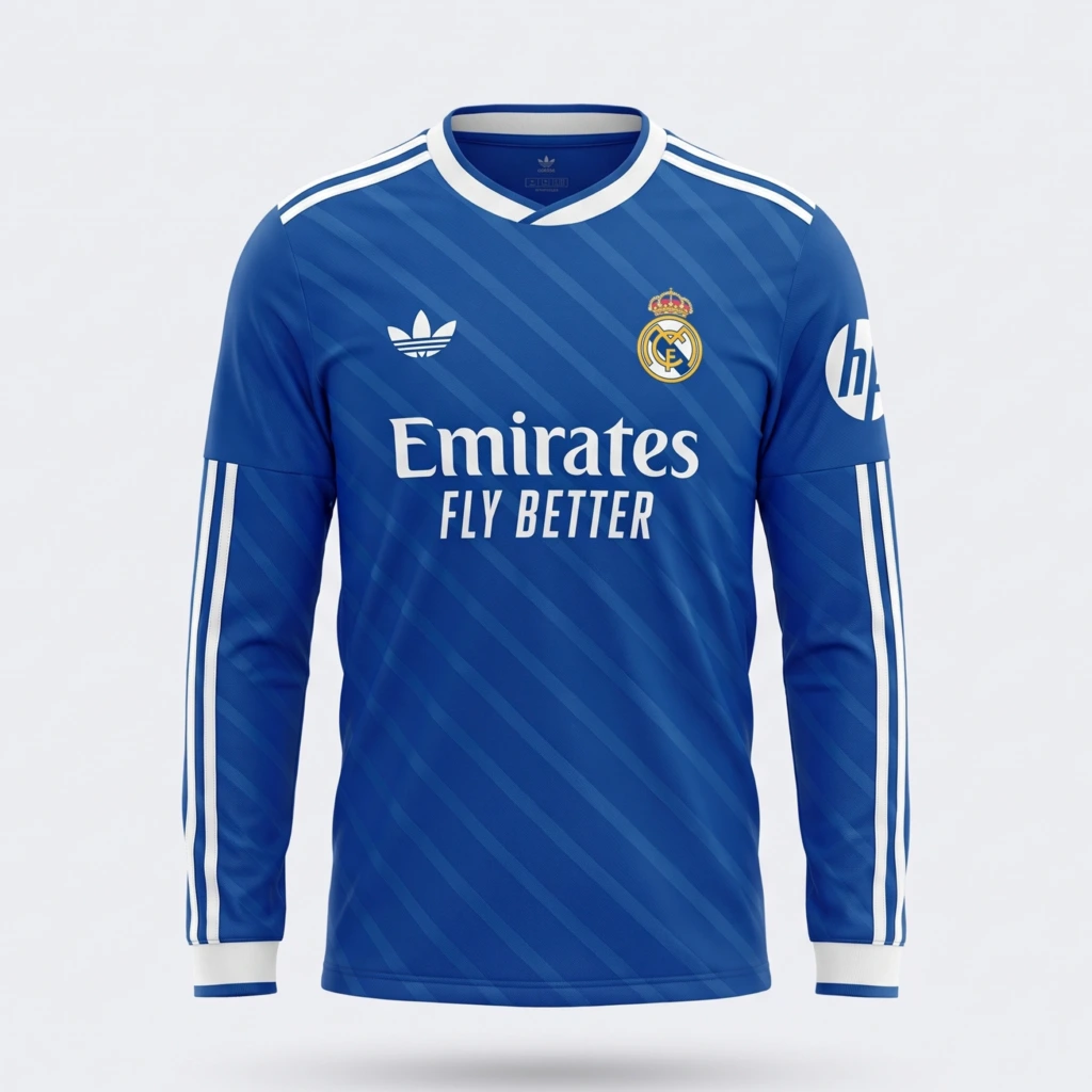 Camiseta Real Madrid 2025/26 - Manga Larga - frente
