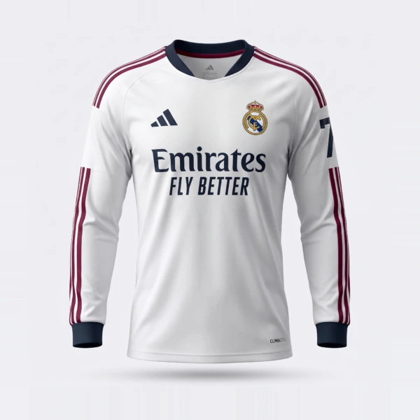 Camiseta Real Madrid 2026/27 - Manga Larga