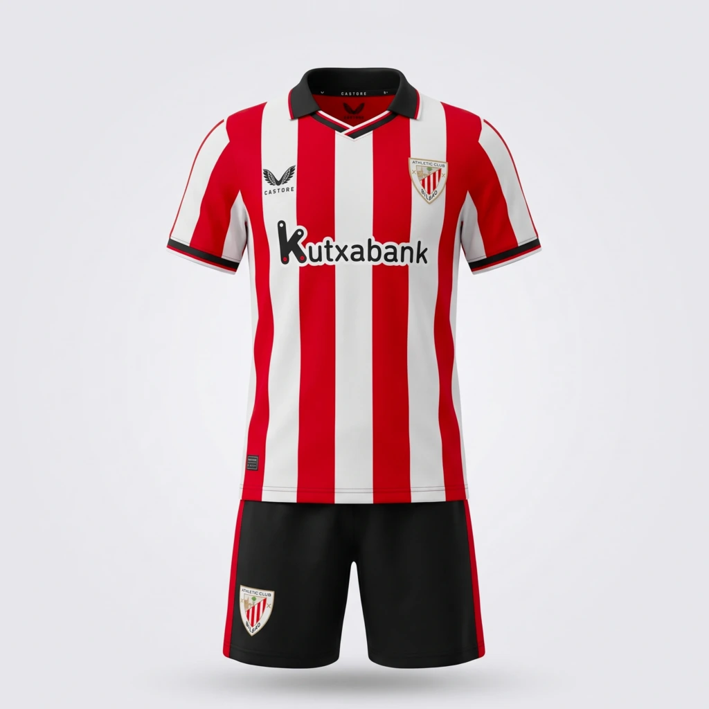 Conjunto Niño Athletic Club de Bilbao 2025/26 - frente