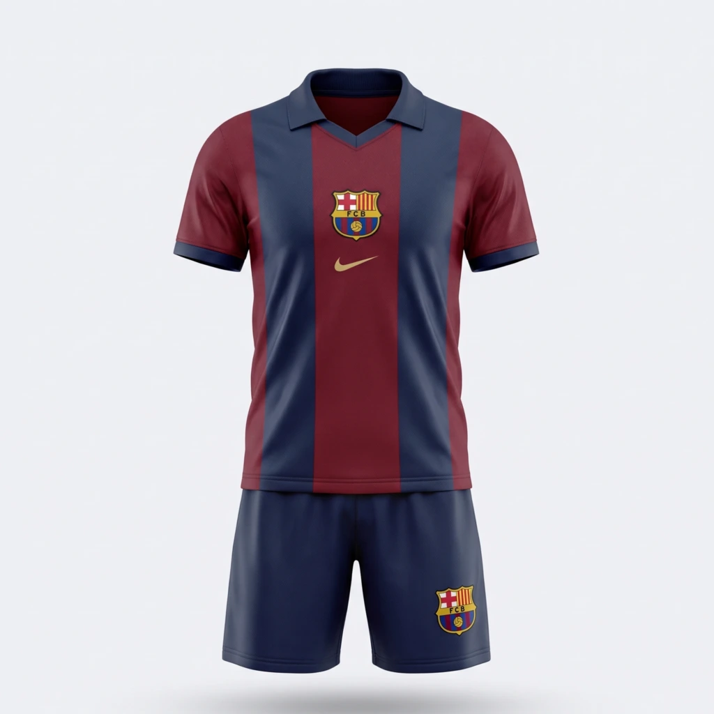 Conjunto Niño FC Barcelona 2025/26 – Edición Especial Travis Scott - frente