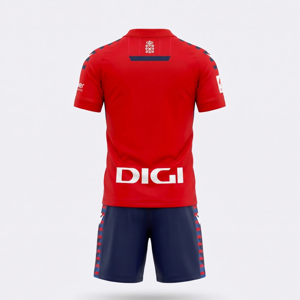Conjunto Niño Osasuna 2025/26 - espalda