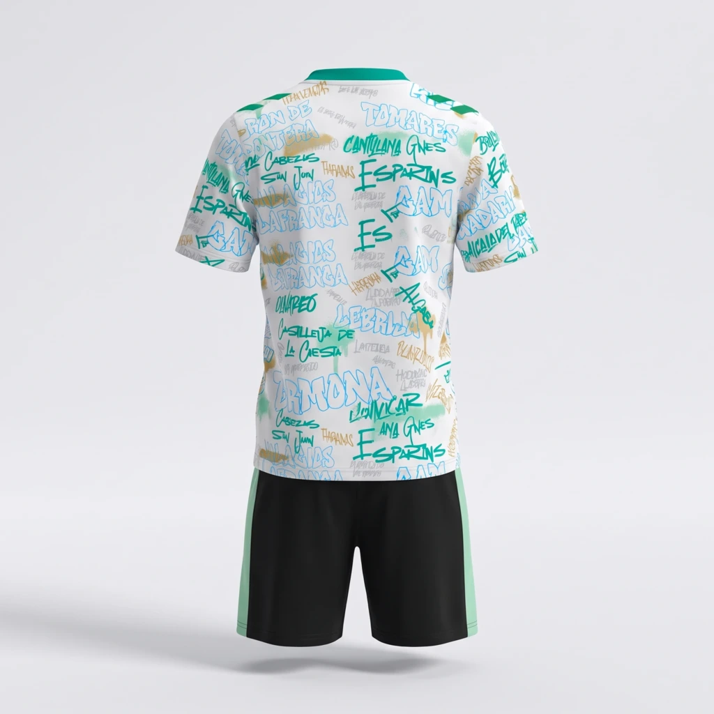 Conjunto Niño Real Betis Balompié 2025/26 - espalda