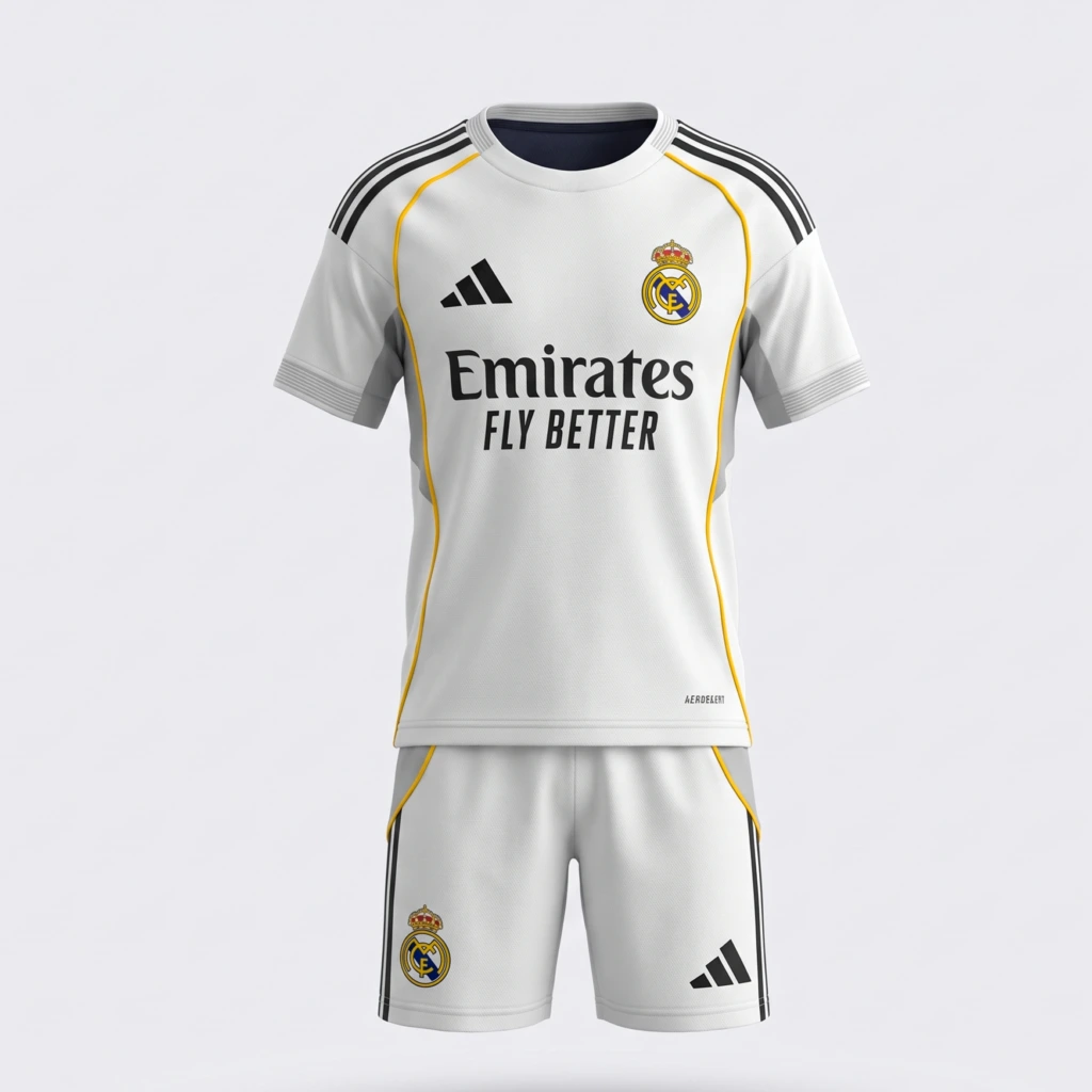 Conjunto Niño Real Madrid 2025/26 - frente