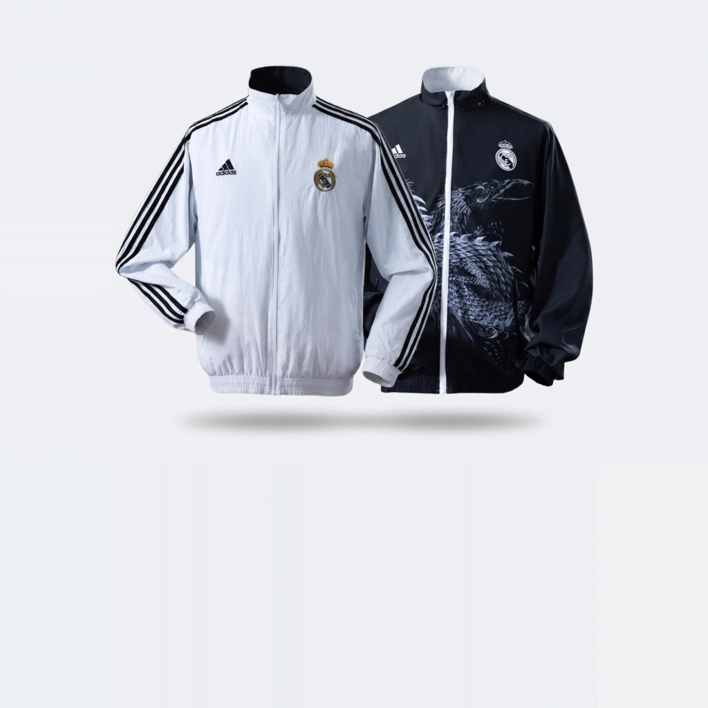 Cortavientos Reversible Real Madrid - frente