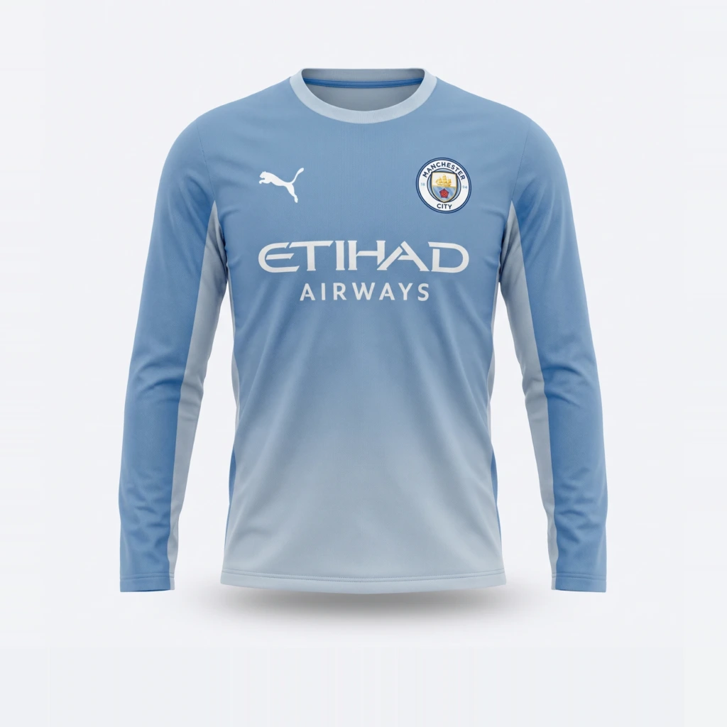 Camiseta Manchester City 2026/27 – Manga Larga - frente