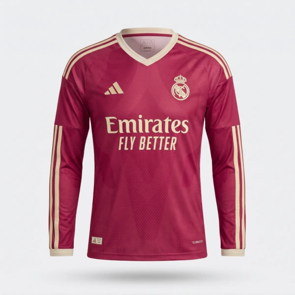 Camiseta Real Madrid 2026/27 - Manga Larga