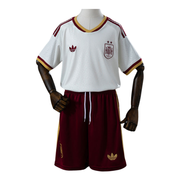 Conjunto Niño Selección España Mundial 2026 - 2 Estrellas Visitante