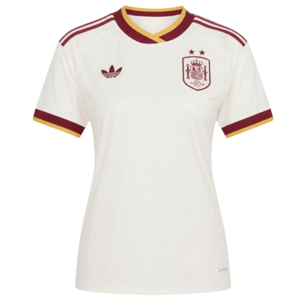 Camiseta Mujer Selección España Mundial 2026 - 2 Estrellas Visitante