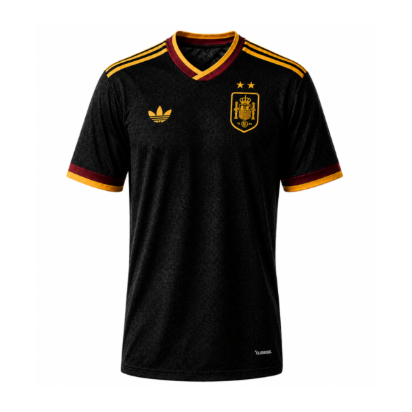 Camiseta Selección España Mundial 2026 - 2 Estrellas Edición Especial Negra