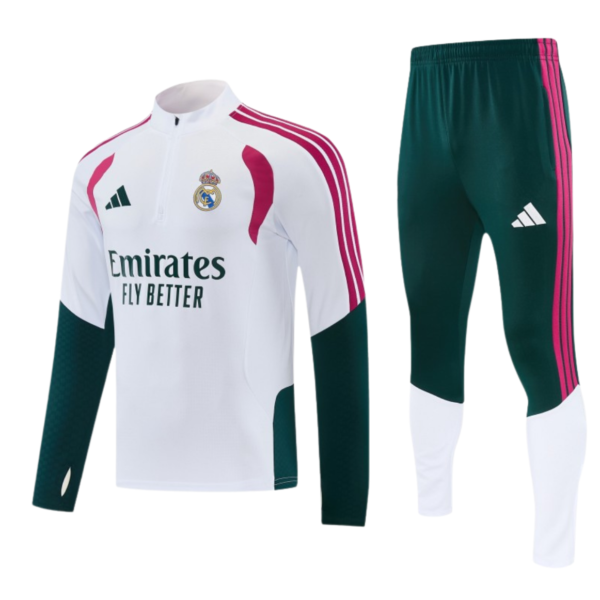 Chándal 2026/27 Cremallera Media - Real Madrid